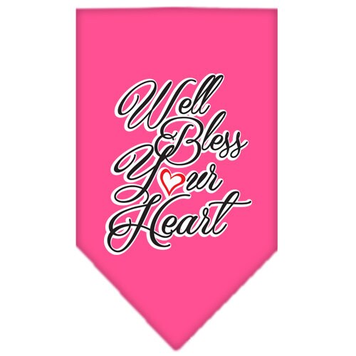 “Well Bless Your Heart” Cotton Pet Bandana from As You Wish Apparel – Southern Charm Dog Bandana