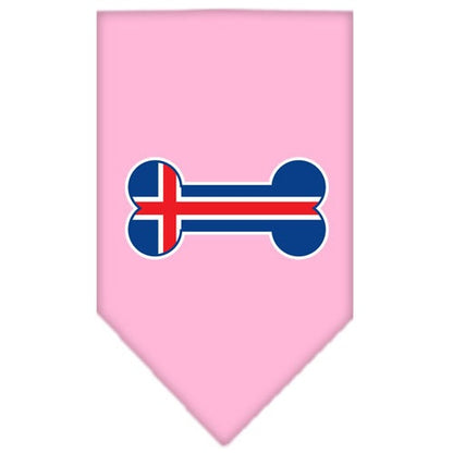 “Bone Shaped Iceland Flag” Cotton Pet Bandana from As You Wish Apparel – Iceland Pride Dog Bandana