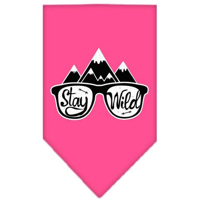 “Stay Wild” Cotton Dog Bandana from As You Wish Apparel – Dog Fashion Bandana