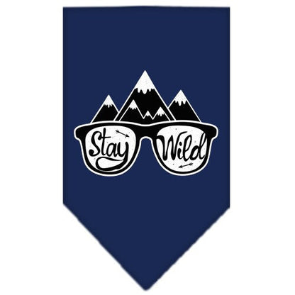 “Stay Wild” Cotton Dog Bandana from As You Wish Apparel – Dog Fashion Bandana