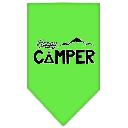 “Happy Camper” Cotton Pet Bandana from As You Wish Apparel – Dog Adventure Bandana