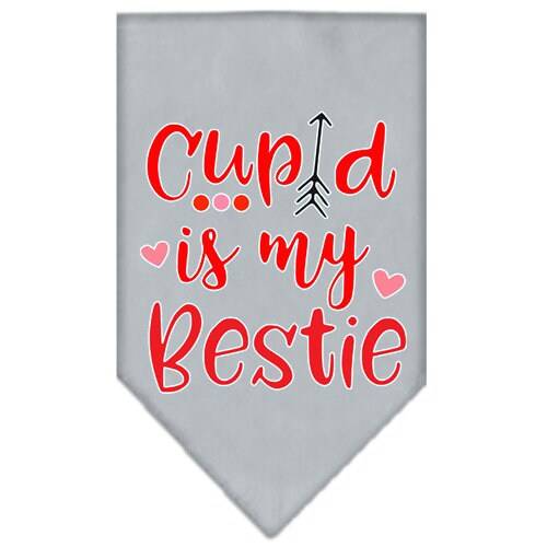 “Cupid Is My Bestie” Cotton Pet Bandana from As You Wish Apparel – Valentine Dog Bandana