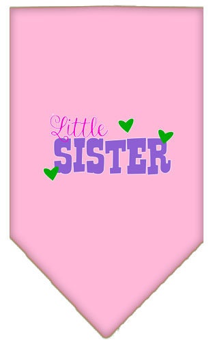 “Little Sister” Cotton Pet Bandana from As You Wish Apparel – Family Dog Bandana