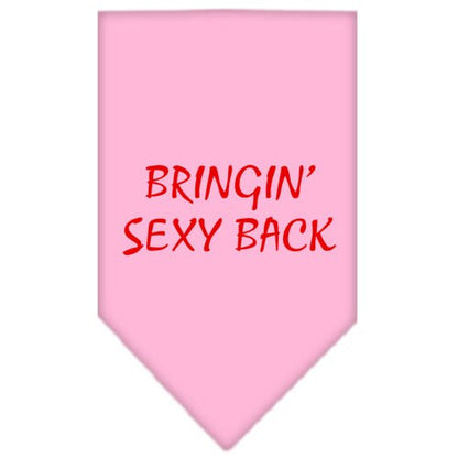 “Bringin Sexy Back” Cotton Pet Bandana from As You Wish Apparel – Dog Humor Bandana