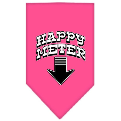 “Happy Meter” Cotton Pet Bandana from As You Wish Apparel – Dog Humor Bandana
