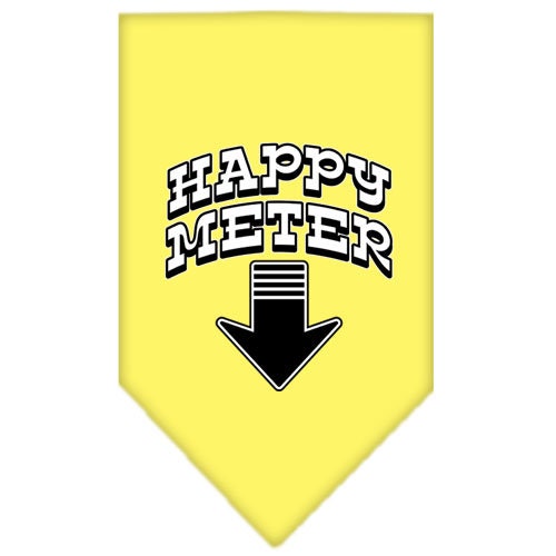 “Happy Meter” Cotton Pet Bandana from As You Wish Apparel – Dog Humor Bandana