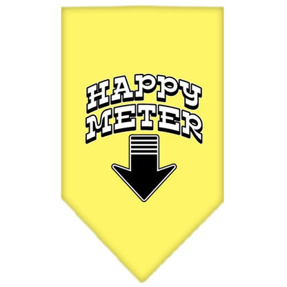 “Happy Meter” Cotton Pet Bandana from As You Wish Apparel – Dog Humor Bandana