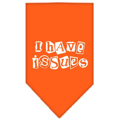 “I Have Issues” Cotton Pet Bandana from As You Wish Apparel – Dog Humor Bandana