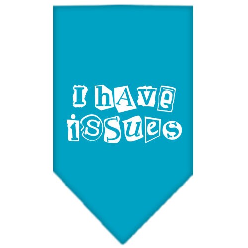“I Have Issues” Cotton Pet Bandana from As You Wish Apparel – Dog Humor Bandana
