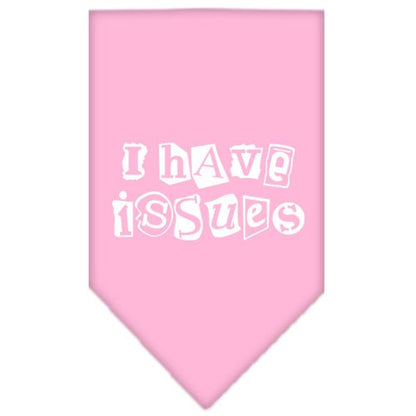 “I Have Issues” Cotton Pet Bandana from As You Wish Apparel – Dog Humor Bandana