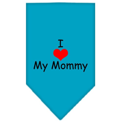 “I Love My Mommy” Cotton Pet Bandana from As You Wish Apparel – Dog Love Bandana