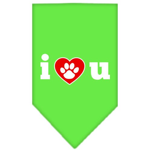 “I Love You” Cotton Pet Bandana from As You Wish Apparel – Dog Love Bandana