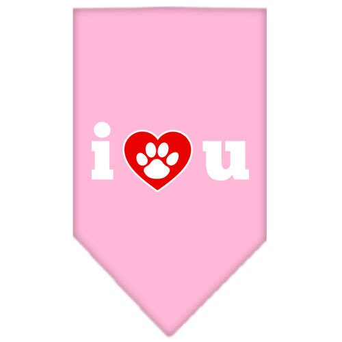 “I Love You” Cotton Pet Bandana from As You Wish Apparel – Dog Love Bandana