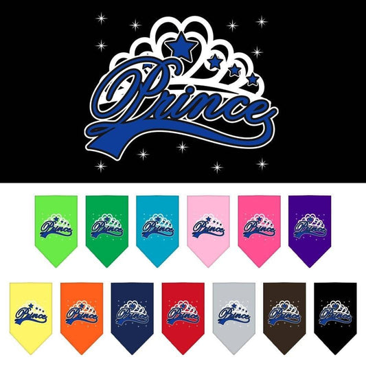 “I’m A Prince” Cotton Pet Bandana from As You Wish Apparel – Dog Prince Bandana
