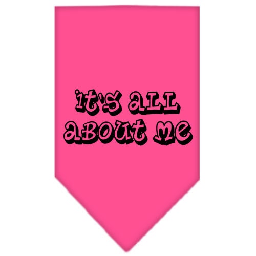 “It’s All About Me” Cotton Pet Bandana from As You Wish Apparel – Dog Humor Bandana