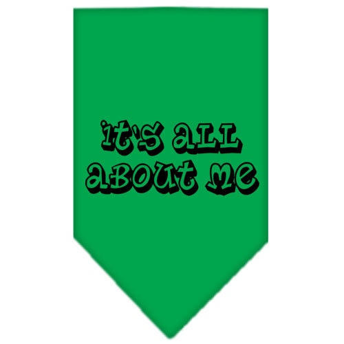 “It’s All About Me” Cotton Pet Bandana from As You Wish Apparel – Dog Humor Bandana