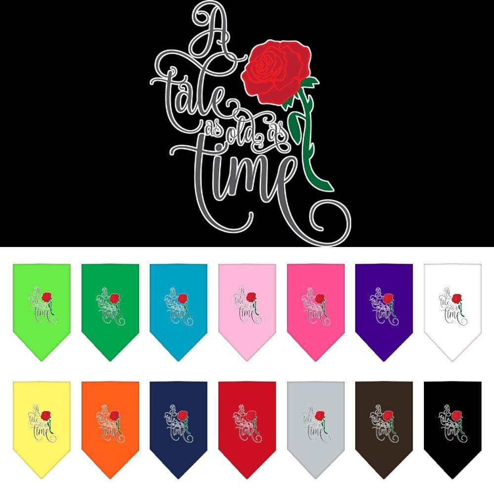 “Timeless Tale” Cotton Pet Bandana from As You Wish Apparel – Dog Style Bandana