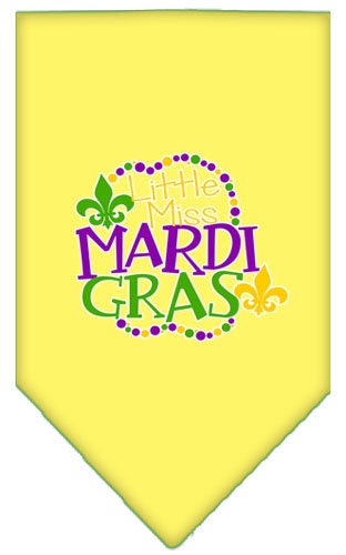 “Little Miss Mardi Gras” Cotton Pet Bandana from As You Wish Apparel – Mardi Gras Dog Bandana
