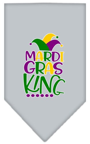 “Mardi Gras King” Cotton Pet Bandana from As You Wish Apparel – Mardi Gras Dog Bandana