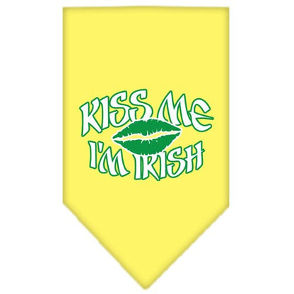 “Kiss Me I’m Irish” Cotton Pet Bandana from As You Wish Apparel – St. Patrick’s Day Dog Bandana
