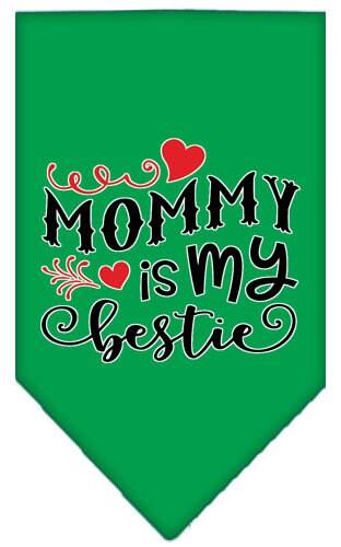 “Mommy Is My Bestie” Cotton Pet Bandana from As You Wish Apparel – Dog Love Bandana