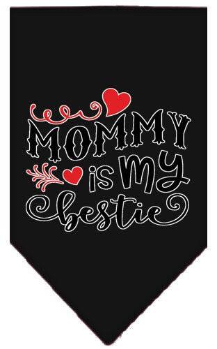 “Mommy Is My Bestie” Cotton Pet Bandana from As You Wish Apparel – Dog Love Bandana
