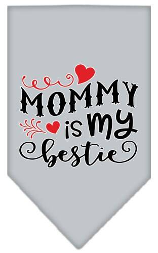 “Mommy Is My Bestie” Cotton Pet Bandana from As You Wish Apparel – Dog Love Bandana