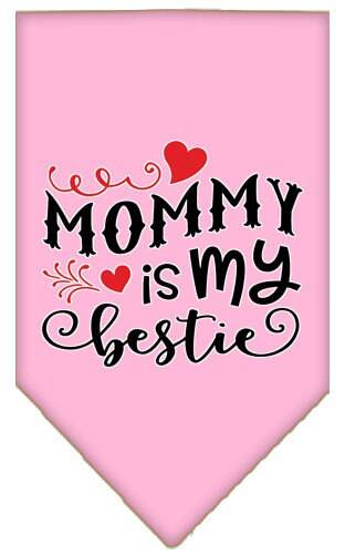 “Mommy Is My Bestie” Cotton Pet Bandana from As You Wish Apparel – Dog Love Bandana