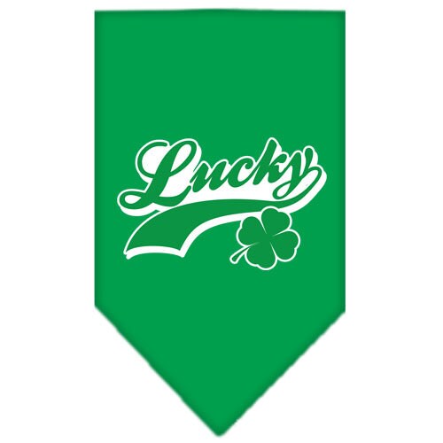 “Lucky Swoosh” Cotton Pet Bandana from As You Wish Apparel – Lucky Dog Bandana