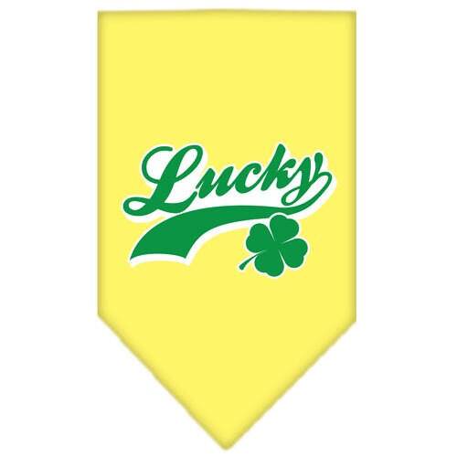 “Lucky Swoosh” Cotton Pet Bandana from As You Wish Apparel – Lucky Dog Bandana