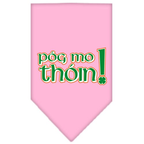 “Pog Mo Thoin” Cotton Pet Bandana from As You Wish Apparel – Dog Humor Bandana
