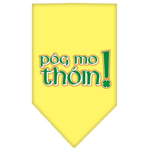 “Pog Mo Thoin” Cotton Pet Bandana from As You Wish Apparel – Dog Humor Bandana