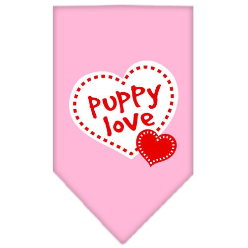 “Puppy Love” Cotton Pet Bandana from As You Wish Apparel – Dog Love Bandana