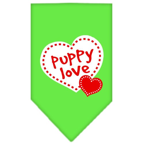 “Puppy Love” Cotton Pet Bandana from As You Wish Apparel – Dog Love Bandana
