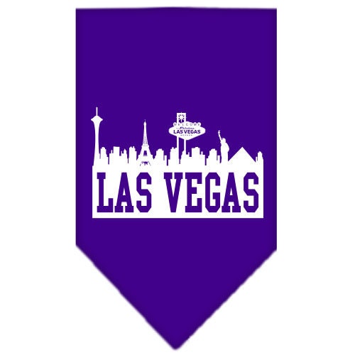 “Las Vegas Skyline” Cotton Pet Bandana from As You Wish Apparel – City Pride Dog Bandana