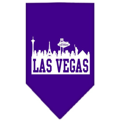 “Las Vegas Skyline” Cotton Pet Bandana from As You Wish Apparel – City Pride Dog Bandana