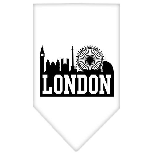 “London Skyline” Cotton Pet Bandana from As You Wish Apparel – City Pride Dog Bandana