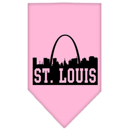 “St. Louis Skyline” Cotton Pet Bandana from As You Wish Apparel – City Pride Dog Bandana