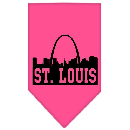 “St. Louis Skyline” Cotton Pet Bandana from As You Wish Apparel – City Pride Dog Bandana