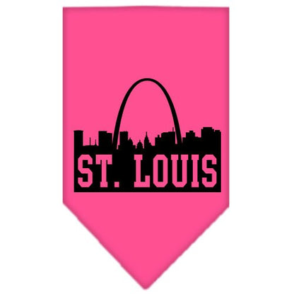 “St. Louis Skyline” Cotton Pet Bandana from As You Wish Apparel – City Pride Dog Bandana