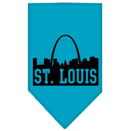 “St. Louis Skyline” Cotton Pet Bandana from As You Wish Apparel – City Pride Dog Bandana