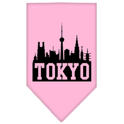 “Tokyo Skyline” Cotton Pet Bandana from As You Wish Apparel – City Pride Dog Bandana