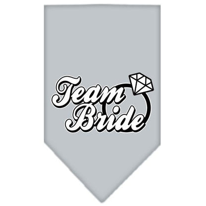 “Team Bride” Cotton Pet Bandana from As You Wish Apparel – Wedding & Party Dog Bandana