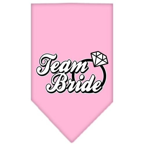 “Team Bride” Cotton Pet Bandana from As You Wish Apparel – Wedding & Party Dog Bandana