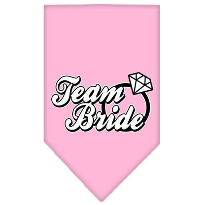 “Team Bride” Cotton Pet Bandana from As You Wish Apparel – Wedding & Party Dog Bandana