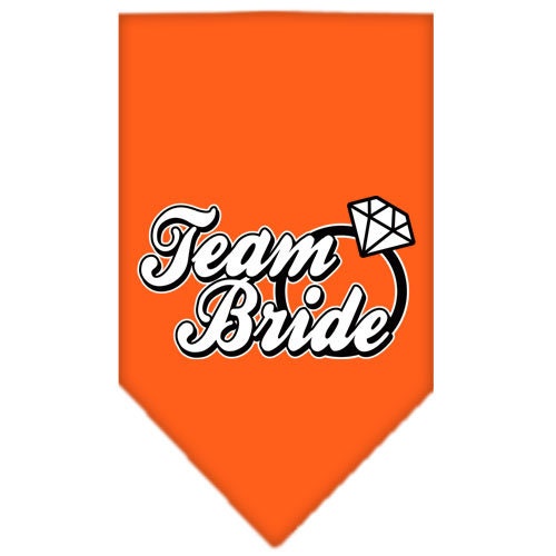 “Team Bride” Cotton Pet Bandana from As You Wish Apparel – Wedding & Party Dog Bandana