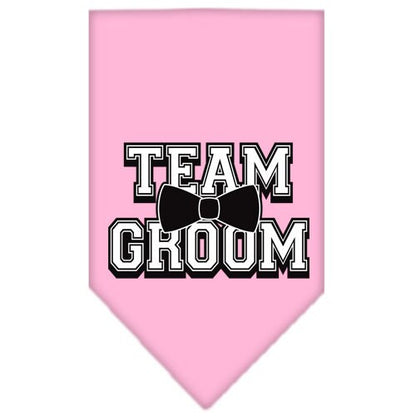 “Team Groom” Cotton Pet Bandana from As You Wish Apparel – Wedding & Party Dog Bandana