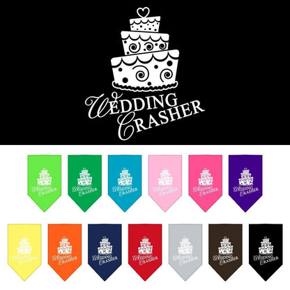 “Wedding Crasher” Cotton Pet Bandana from As You Wish Apparel – Wedding & Party Dog Bandana