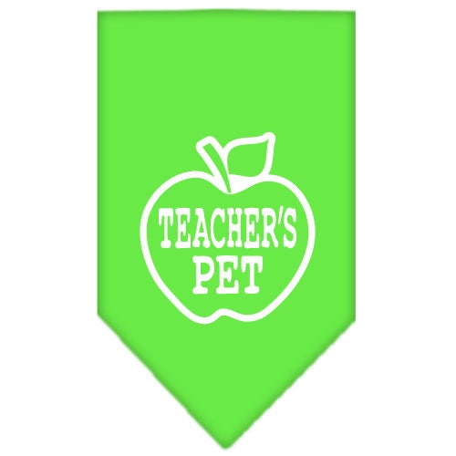 “Teacher’s Pet” Cotton Pet Bandana from As You Wish Apparel – Dog Humor Bandana