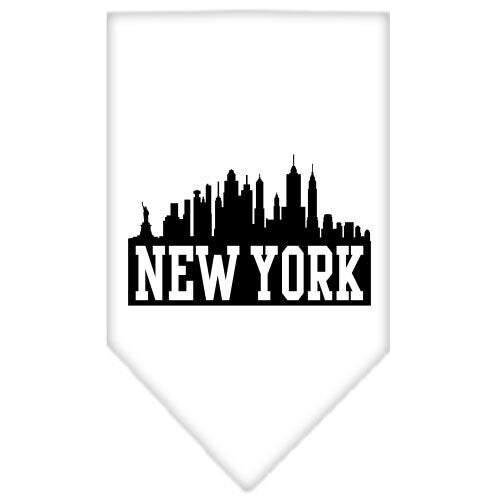 “New York Skyline” Cotton Pet Bandana from As You Wish Apparel – City Pride Dog Bandana